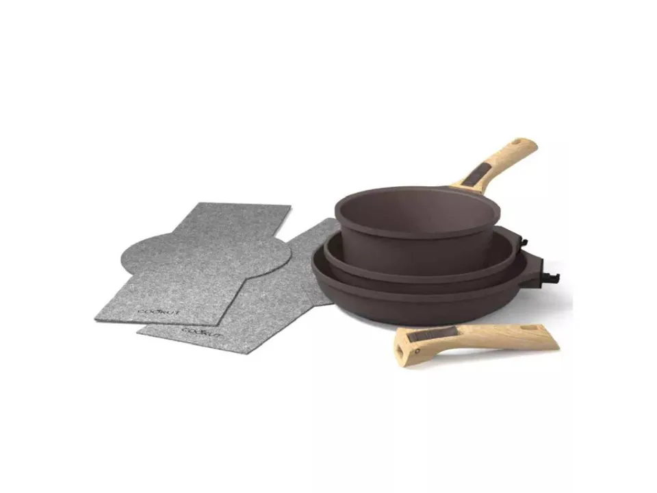 Sconto Kit cucina con manico amovibile-moka