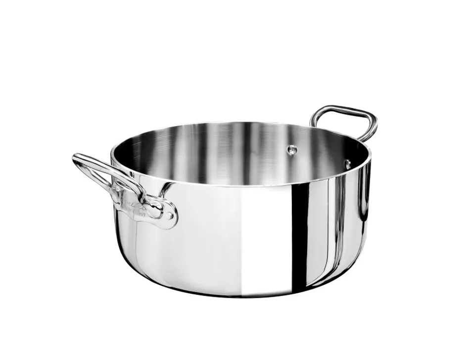 Compra Oggi Stesso Casseruola bassa 2 manici, in aluinox 5ply, ø 24 cm