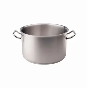 A Buon Prezzo Casseruola alta in acciaio inox 2 maniglie - ø36