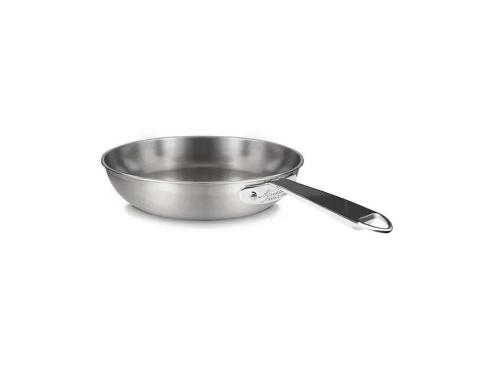 Economico Padella induzione svasata alta in aluinox 1 manico, ø28 cm