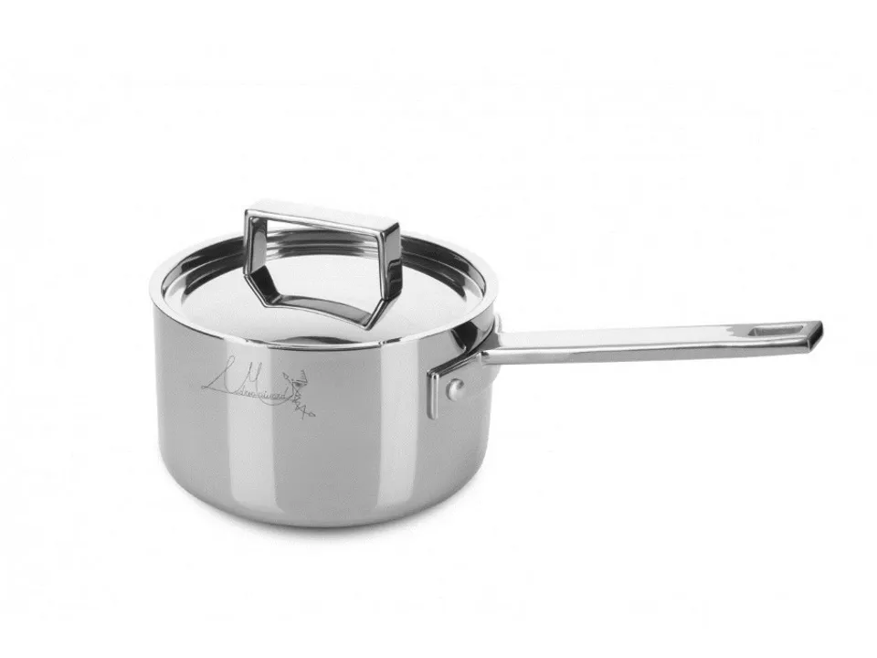 Attiva, casseruola fonda 1 manico con coperchio ø 16 cm Ultime Pezzi