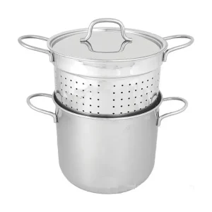 Spaghettiera con coperchio e cestello, inox 16 cm Nuovo Arrivo