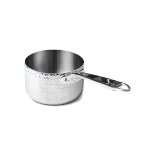 Casseruola alta in aluinox 3ply martellato con 1 manico in acciaio inox, ø 16 cm Compra Adesso