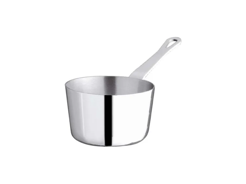 Casseruolino 1932 conico in aluinox 3mm 1 manico, ø 8 cm Scelto Dai Clienti