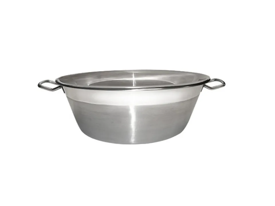 Bacinella marmellata in acciaio inossidabile con manici in metallo, ø 38 cm Super Prezzo