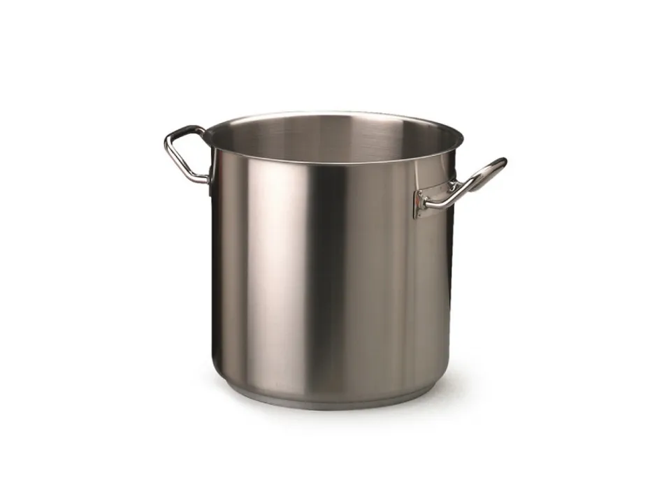 Promozione Pentola alta con manici, acciaio inox