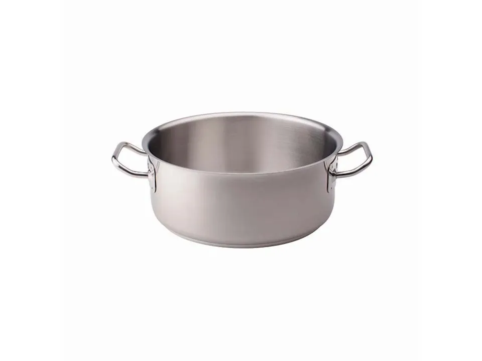 Ultime Pezzi Casseruola bassa in acciaio inox 2 maniglie - ø40