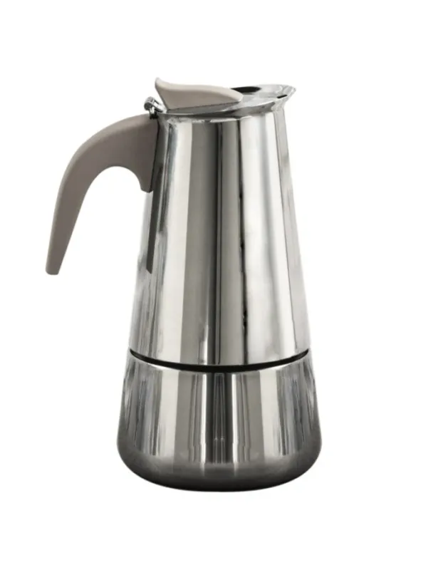 Esclusivo Brandani Borbottina Caffettiera 4 Tazze Induzione