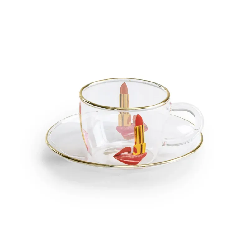 Seletti Toiletpaper Home Tazzine caffè in vetro Reso Gratuito