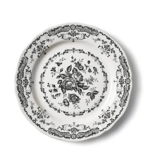 Subito Disponibile Bitossi Home Rose Black Vassoio tondo