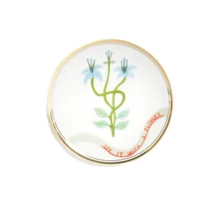 Bitossi Home Botanica Piattino Stella Alpina Ultimissimo Modello