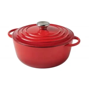 Brandani Casseruola Cocotte Rossa Ghisa Smaltata 4 L Sconto