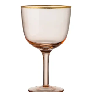 Di Tendenza Bitossi Home Deco Set 6 bicchieri da vino con filo oro