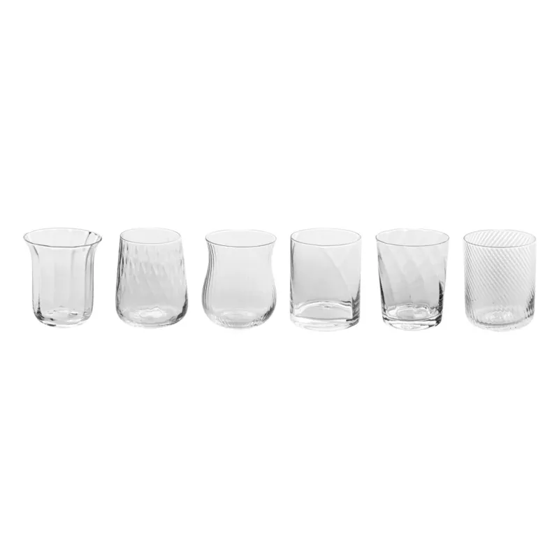 Bitossi Home Diseguale Tumbler Texture Trasparenti Prezzo Basso