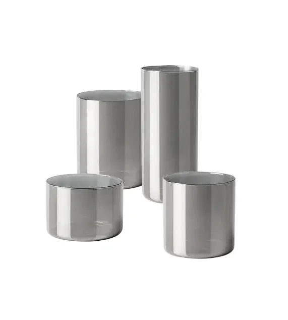 KnIndustrie Lime Lux Platino Collezione di Bicchieri Subito Disponibile
