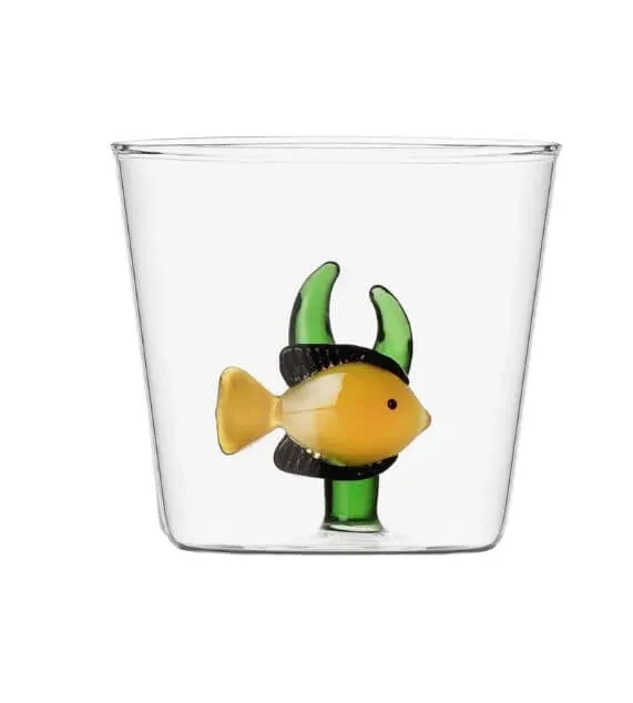 Novità Ichendorf Marine Garden Tumbler Pesce Giallo/Alga Verde