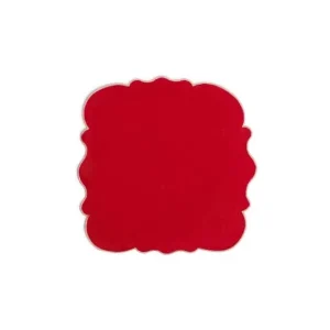 Bitossi Home Smerlo Set 2 tovaglioli Rosso bordo Rosa Offerta Speciale