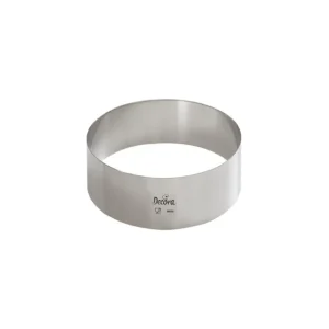 Decora - Cerchio inox diam. 12 x h 4,5 cm Compra Oggi Stesso