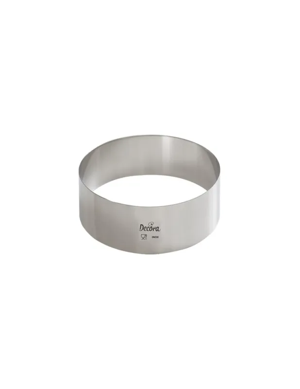Decora - Cerchio inox diam. 12 x h 4,5 cm Compra Oggi Stesso