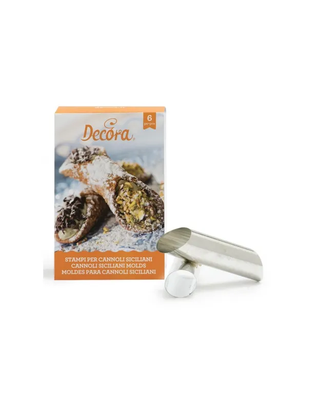 Offerta Decora - Set 6 cannoli siciliani diam. 2 x h 12 cm