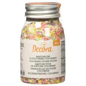 Offerta Speciale Decora - Cf 90 g bastoncini di zucchero colormix