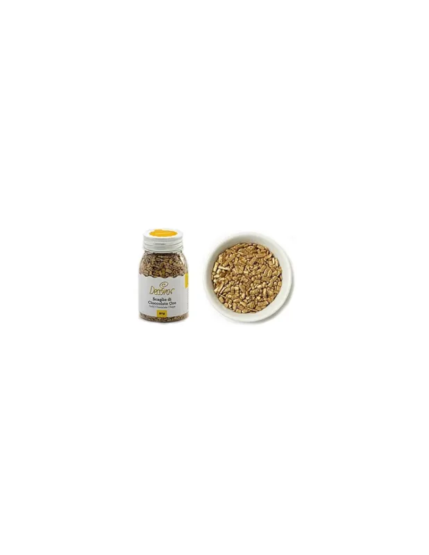 Ordina Subito Decora - Cf 90 g scaglie di cioccolato oro