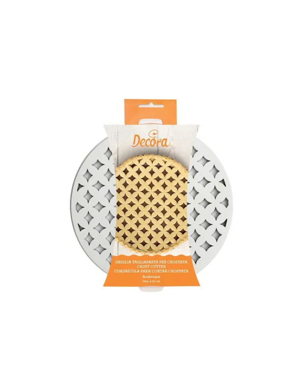Offerta Decora - Griglia tagliapasta per crostate arabesque 30 cm