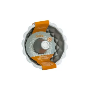 Non Perdere Decora - Stampo Ciambella in Alluminio Anodizzato Antiaderente Diamante 20 cm