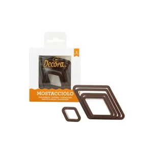 Decora - Set 5 tagliapasta mostacciolo in plastica per dolci natalizi Offerta Speciale