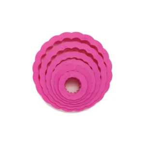 Decora - Set 6 tagliapasta tondo riccio 1,5 2,5 3,5 5 6,5 8 h 2,2cm Spedito Oggi