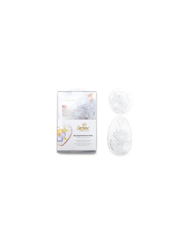 Direttamente Dal Produttore Decora - Set 5 imprimidecori viola
