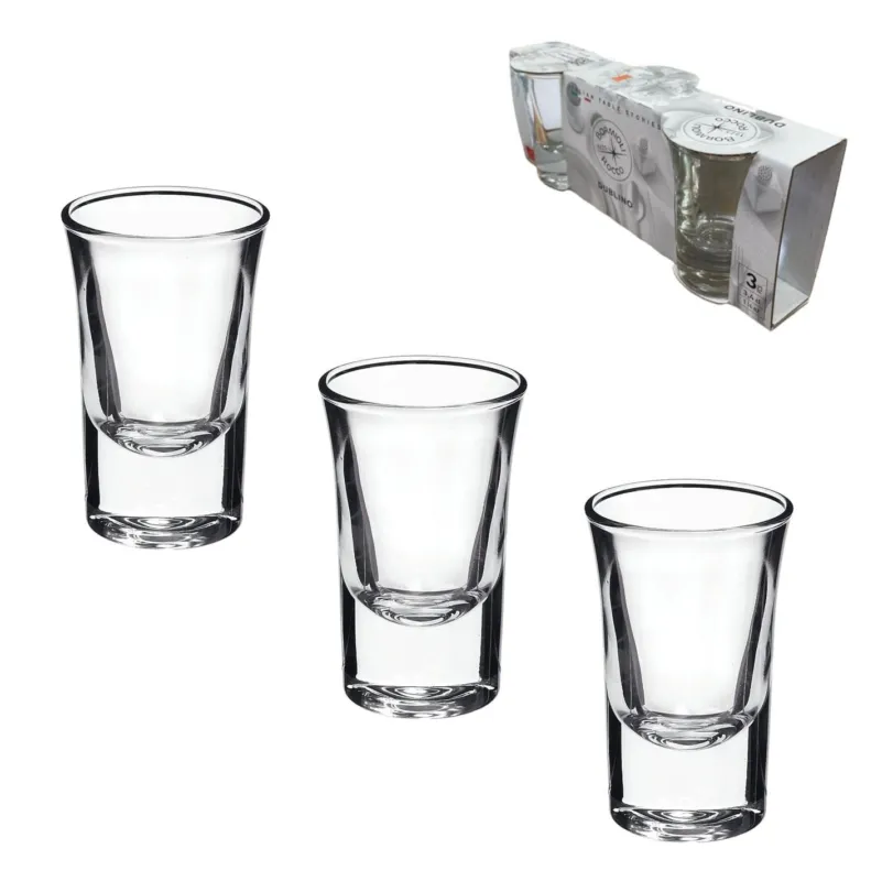 Bormioli - Bicchiere liquore dublino 3,4 cl da 3 pz Popolare