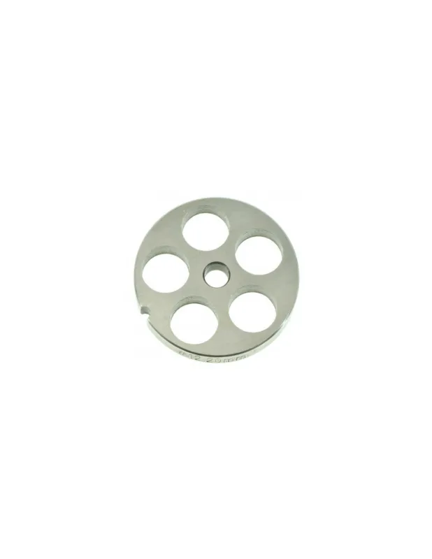 Popolare Piastra in acciaio per macchina tritacarne diametro 12 cm, foro 18 mm