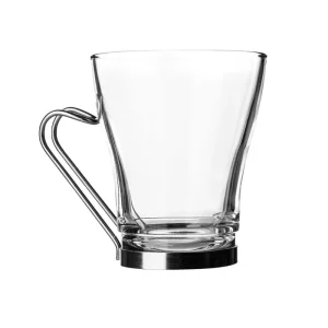 Bormioli - Set 3 tazzine in vetro per cappucino linea oslo 23,5 cl Compra Oggi Stesso