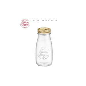 Bormioli - Bottiglia in vetro quattro stagioni con capsula 400 ml Offerta Speciale