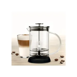 Bialetti Cappuccinatore Crema Perfetta - Montalatte in Vetro 330 ml Professionale
