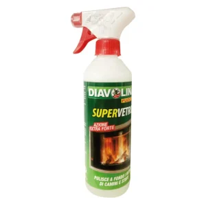 Occasione Diavolina - Supervetro Detergente Spray 500 ml per Camino