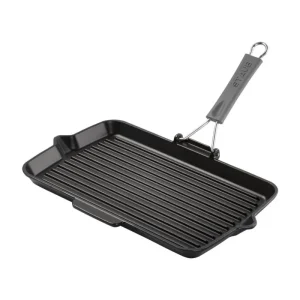 Staub - Bistecchiera rettangolare in ghisa smaltata 34x21cm nero Affare