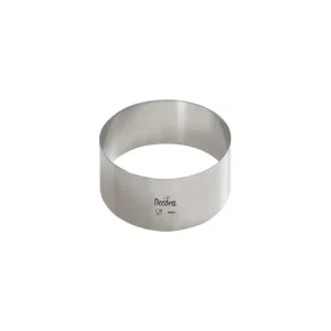Decora - Sagoma per dolci acciaio inox cerchio diametro 5 Popolare