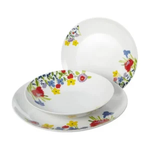 *Set Tav.18 Pezzi Fiori Ultima Occasione