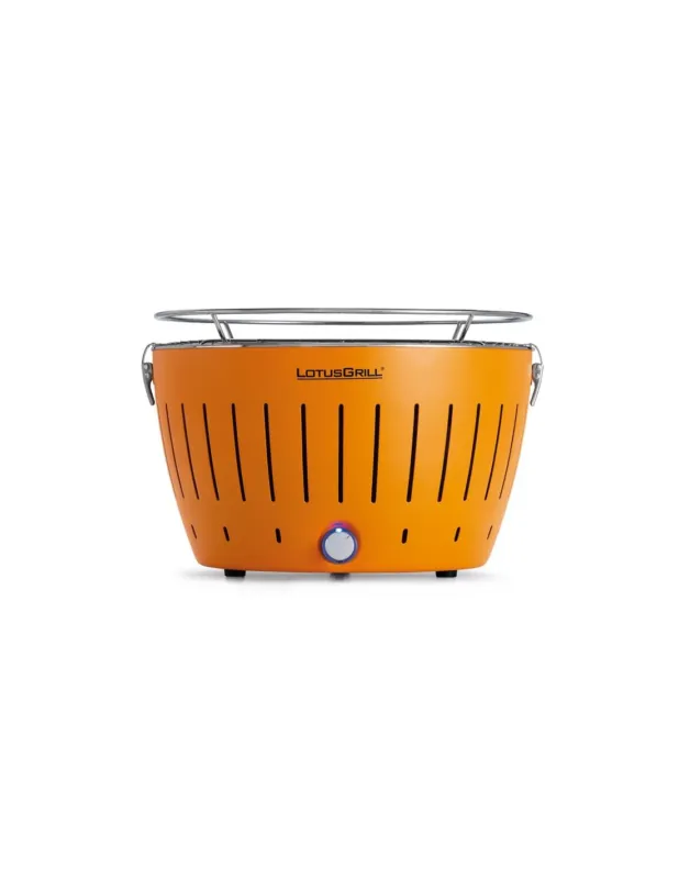 Lotusgrill - Barbecue a Carbone senza Fumo L New Arancio Offerta Del Giorno