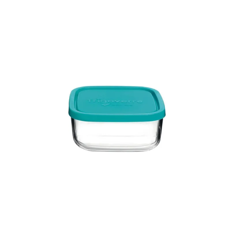 Bormioli - Contenitore frigoverre quadrato in vetro con coperchio 15 cm Consegna Rapida