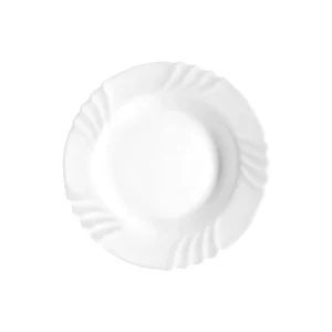 Bormioli - Piatto Fondo in Vetro Opale Linea Ebro set 6 pezzi 24 cm Ultima Occasione