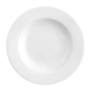 Saturnia - Piatto fondo singolo in ceramica linea Ischia da 23 cm Nuovo Arrivo