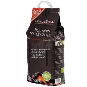 Lotusgrill - Carbonella di Faggio 2.5 kg Compra Oggi Stesso