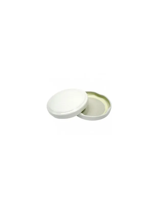 Capsule in Metallo x Vasetto di Vetro 70 mm 100pz Popolare