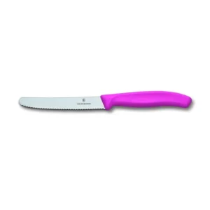 Prezzo Di Fabbrica Victorinox - Coltello da Tavola Ondulato Swiss Classic Rosa