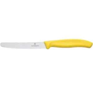 Victorinox - Coltello da tavola ondulato Swiss Classic Giallo Nuova Collezione