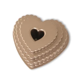 Nordic Ware - Stampo Ciambella Cuore Tiered Heart Bundt 10 cup Più Venduto