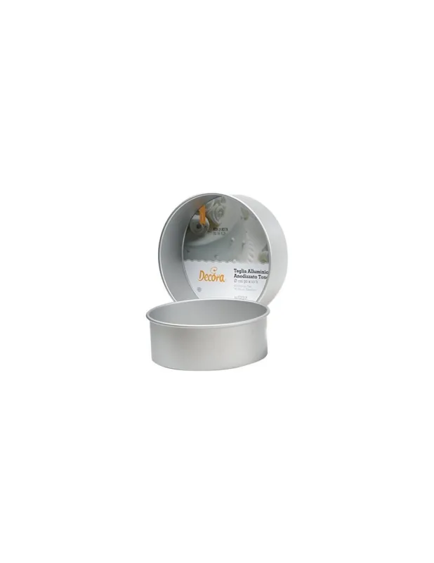A Buon Prezzo Decora - Teglia Tonda Professionale in Alluminio Anodizzato diametro 20xh10cm